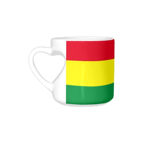 Rasta Flag Heart-shaped Mug (10.3 OZ) - Image 3