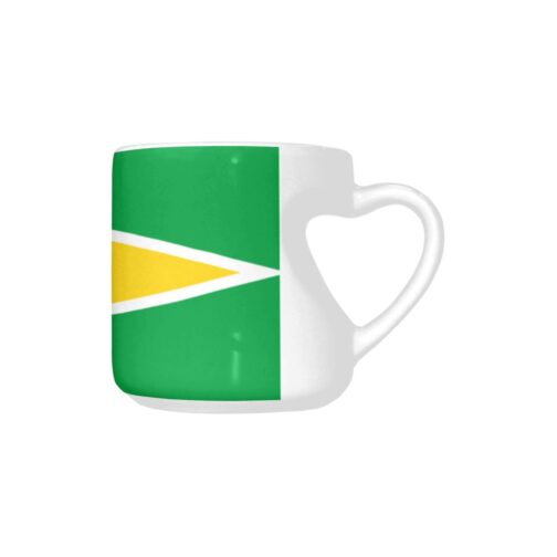 Guyana Flag Heart-shaped Mug (10.3 OZ) - Image 2