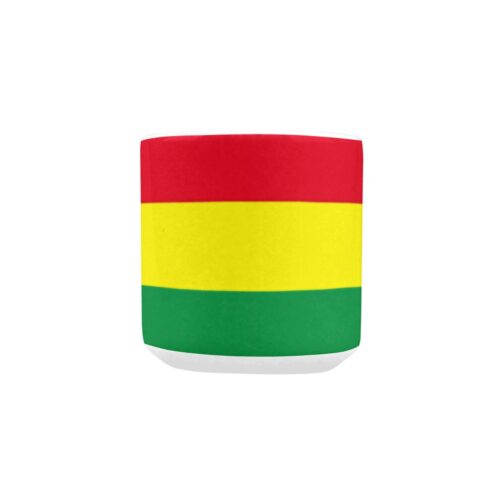 Rasta Flag Heart-shaped Mug (10.3 OZ)