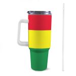 Rasta Flag 40oz Tumbler With Handle & Straw