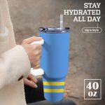 Aruba Flag 40oz Tumbler With Handle & Straw