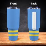 Aruba Flag 40oz Tumbler With Handle & Straw