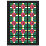 Dominica Flag Temporary Tattoo