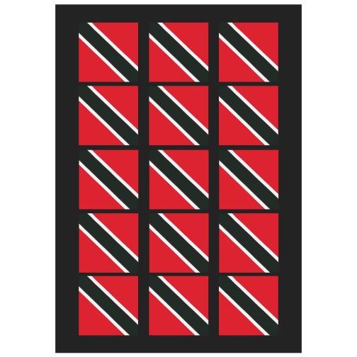 Trinidad and Tobago Flag Temporary Tattoo