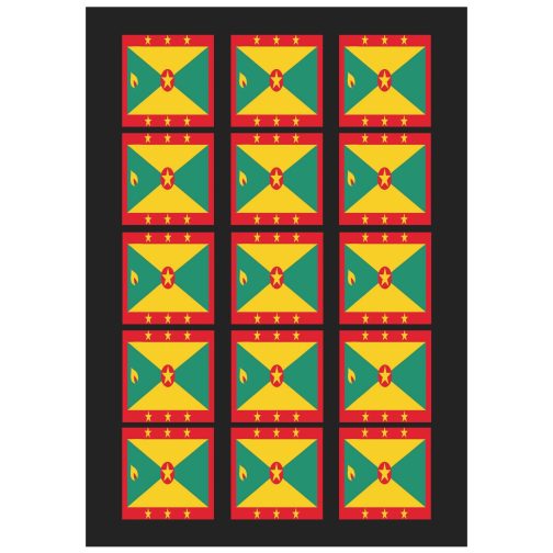 Grenada Flag Temporary Tattoo