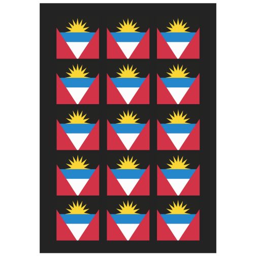 Antigua and Barbuda Flag Temporary Tattoo