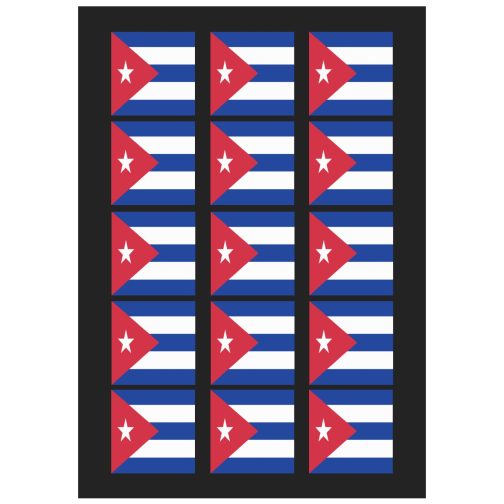 Cuba Flag Temporary Tattoo