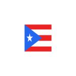 Puerto Rico Flag Temporary Tattoo