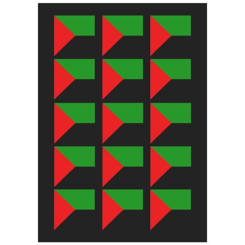 Martinique Flag Temporary Tattoo