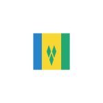 Saint Vincent & the Grenadines Flag Temporary Tattoo