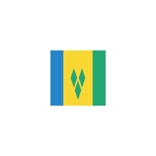 Saint Vincent & the Grenadines Flag Temporary Tattoo