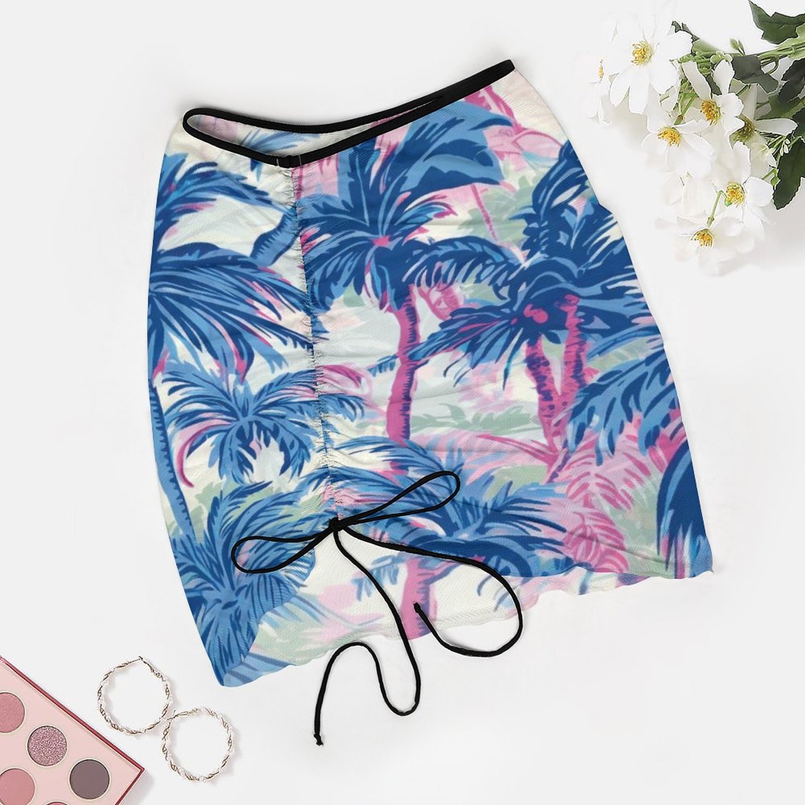 Blue Palm Beach Skirt Blue Palm Beach Skirt