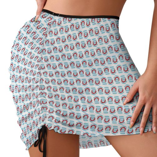 Flip Flop Pattern Beach Skirt