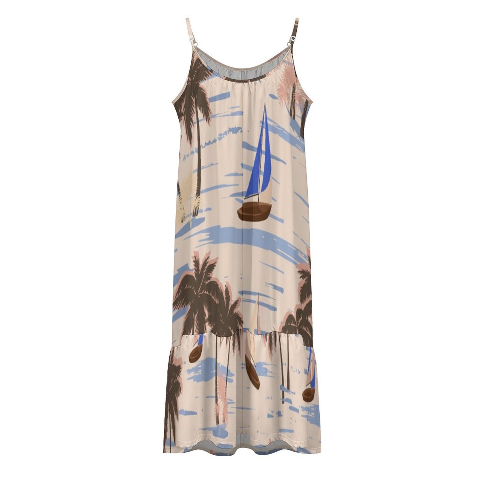 Let's Sail Suspender Sleeveless Dress Let’s Sail Suspender Sleeveless Dress