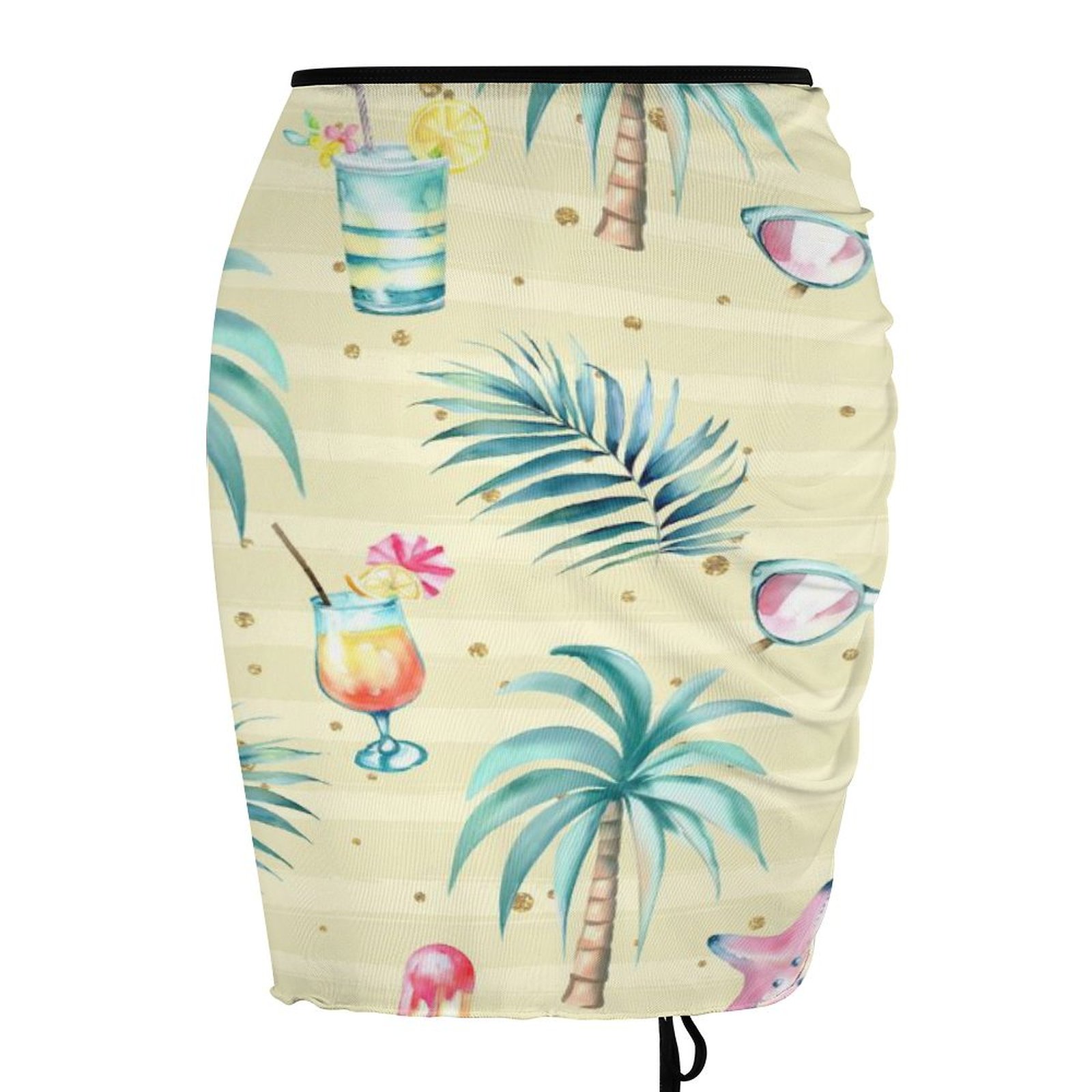Colorful Palm Beach Skirt Colorful Palm Beach Skirt