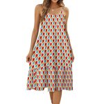 Ice-cream Lovers Suspender Sleeveless Dress