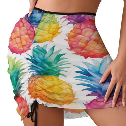 Colorful Pine Beach Skirt