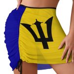 Barbados Flag Beach Skirt