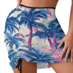 Blue Palm Beach Skirt